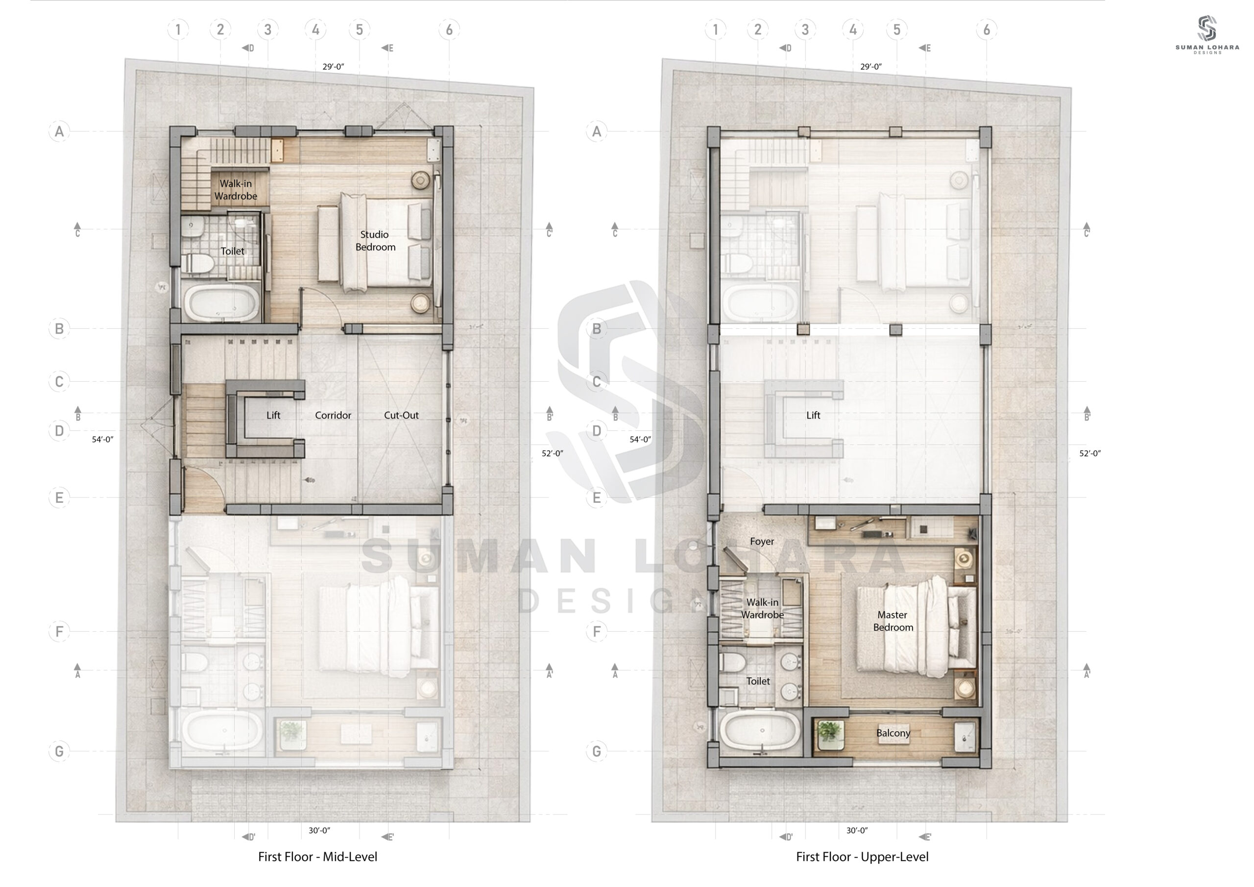 03 color plan master bedroom