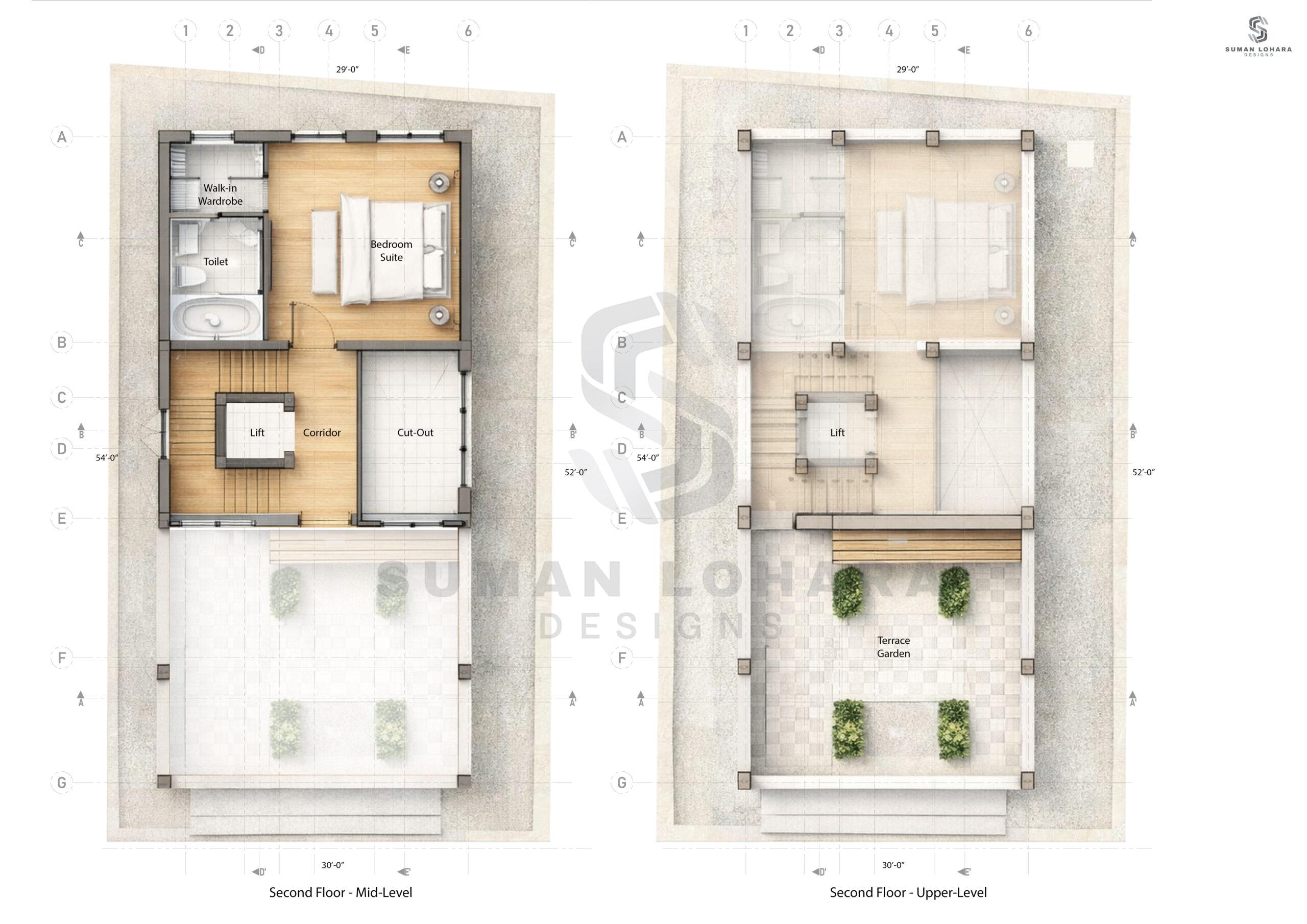 04 color plan bedroom suite