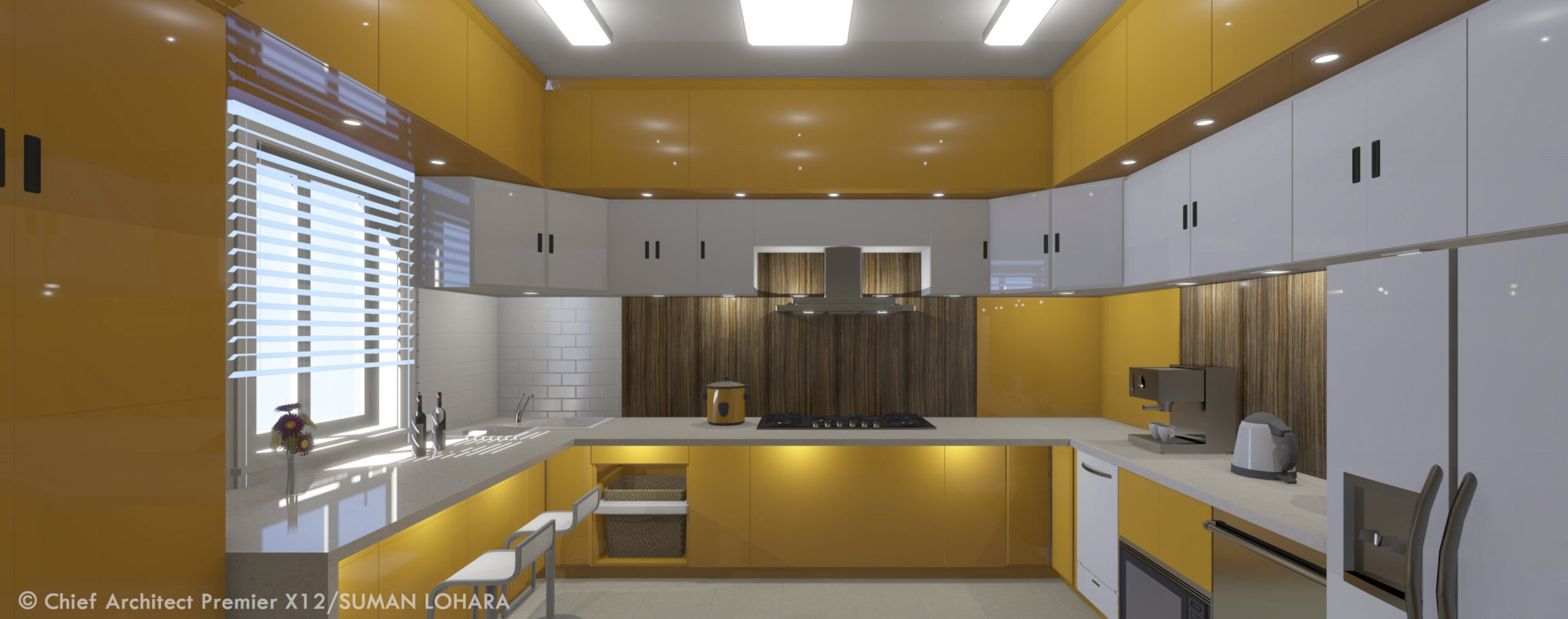 modular kitchen design tangerine